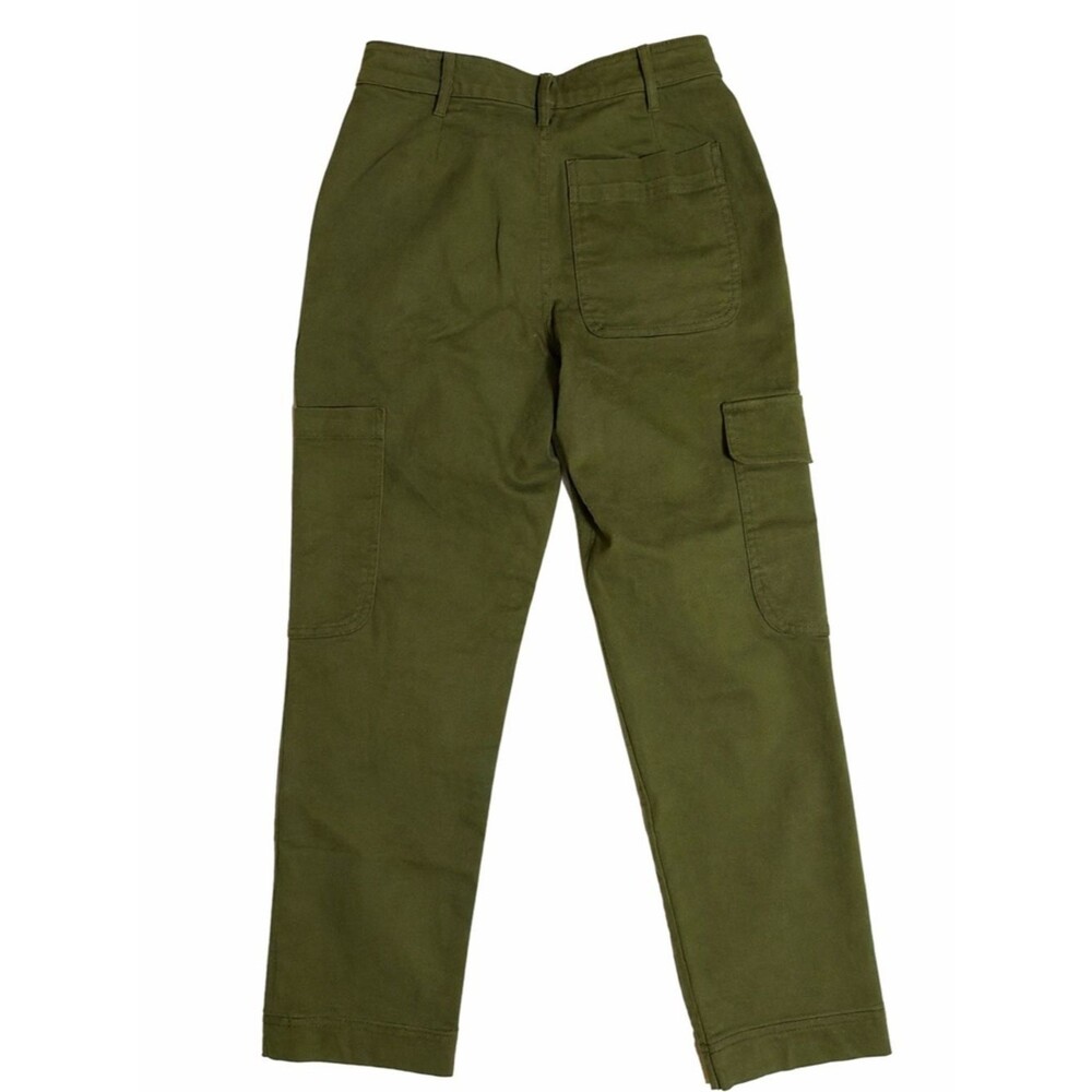 Free Assembly Cargo Pants Olive Green Women’s 4 Utility Pockets
